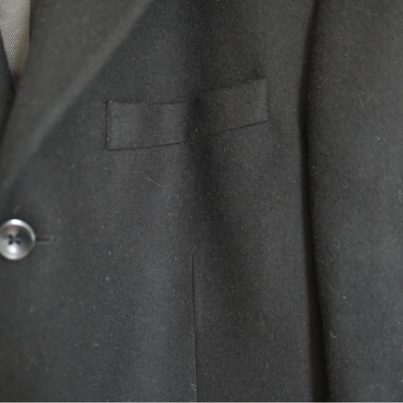 OSCAR DE LA RENTA Wool & Cashmere Sport Coat Three Button Size 40R - Picture 3 of 5